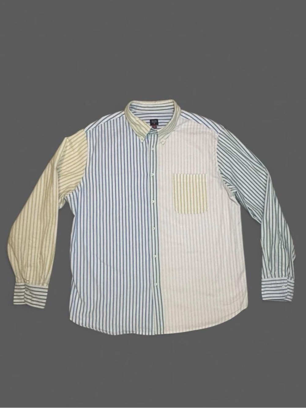 Rowing Blazers x Target Fun Stripe Oxford Shirt Button Down Multi Pastel Mens XL